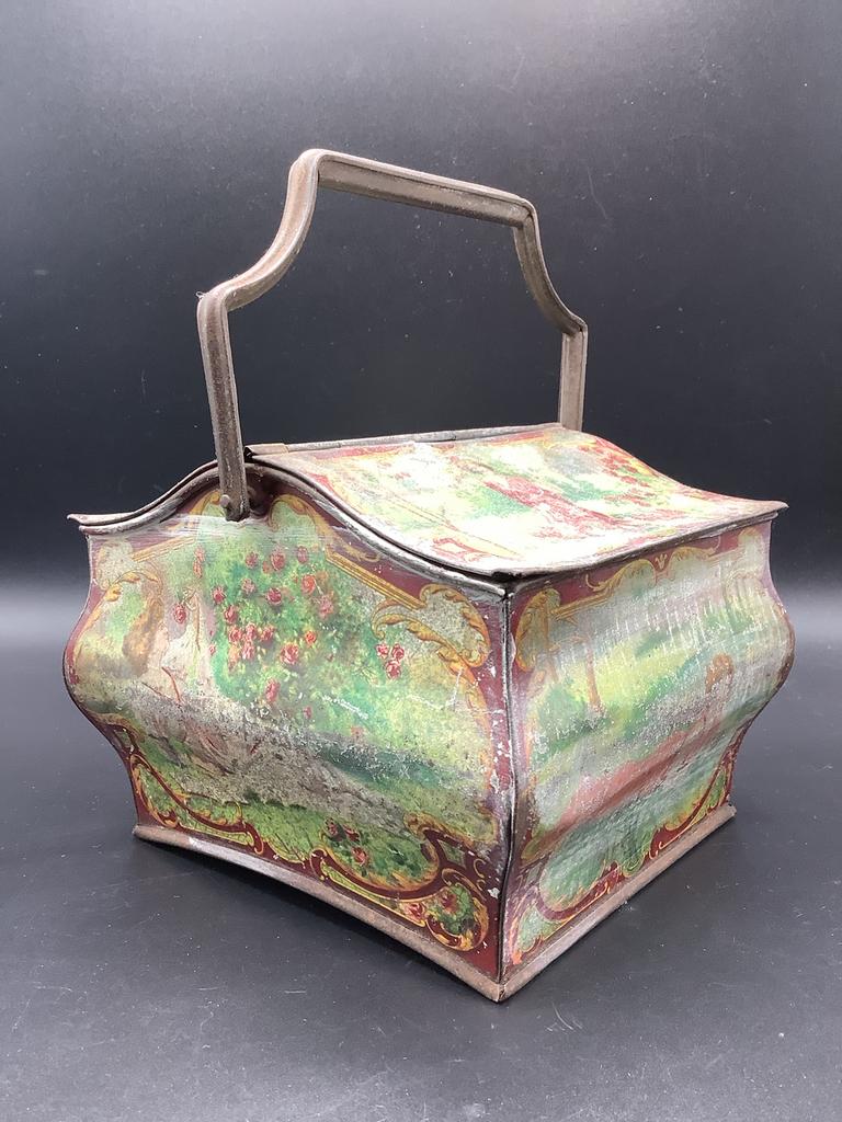 Ancienne boîte Huntley & Palmers - coffret, Collections, Boîte en métal, Enlèvement ou Envoi