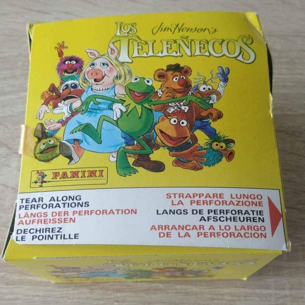 Panini complete doos 50 zakjes The Muppet Show, Ophalen of Verzenden, Zo goed als nieuw, Sleeves of Kaarthoesjes