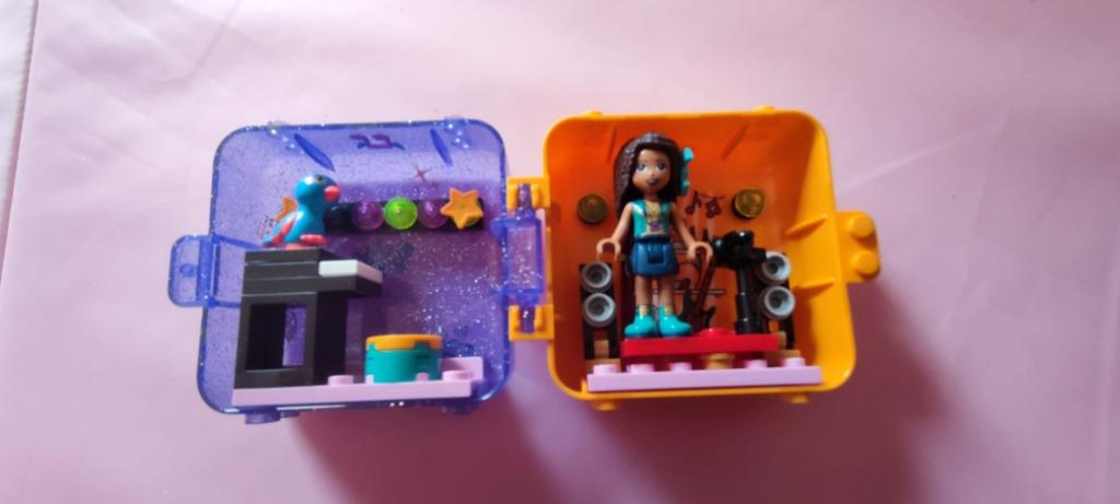 LEGO Friends Play Cube 41400 pop star Andrea, Ophalen of Verzenden, Zo goed als nieuw, Complete set, Lego