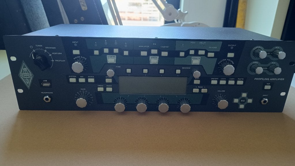 Kemper Profiler mk1 rackmodel powered en remote, Musique & Instruments, Enlèvement ou Envoi, Comme neuf, Guitare, 50 à 100 watts