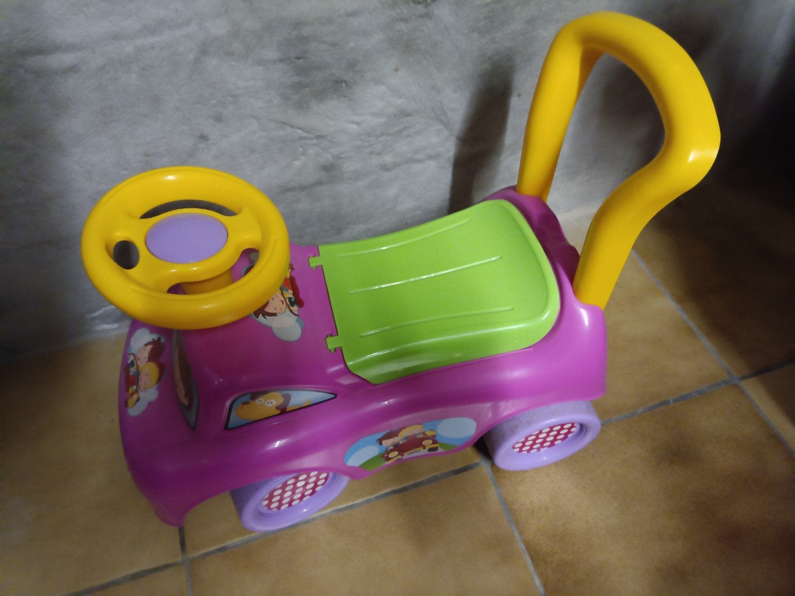 loopwagentje, speelgoed: bed, stoel, buggy voor poppen, Ophalen, Gebruikt