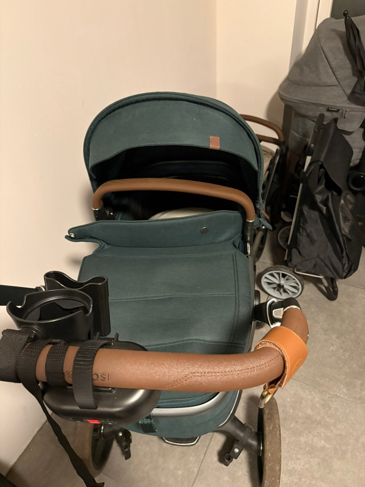 Kinderwagen maxi Cosi Fame twillic green (quasi nieuw), Ophalen, Zo goed als nieuw, Kinderwagen
