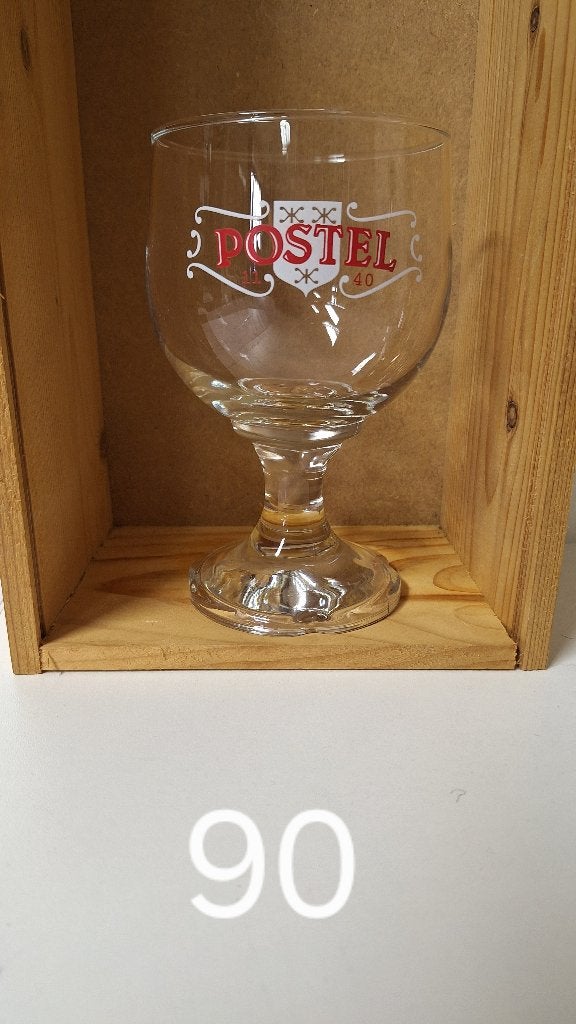 bierglas Postel (nr90), Enlèvement, Utilisé, Verre ou Verres, Autres marques