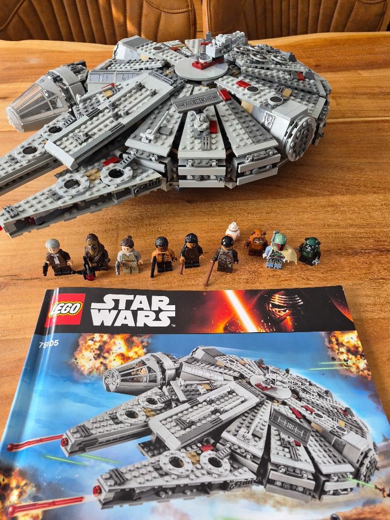 Lego Star wars Faucon Millenium, Star Wars, Lego, Ensemble complet, Enlèvement