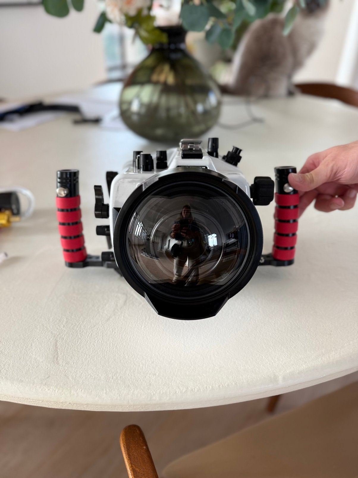 Ikelite 200DL onderwaterbehuizing Sony A7 III – 8” Dome, Audio, Tv en Foto, Sony, Zo goed als nieuw, 10 t/m 40 meter, Complete set