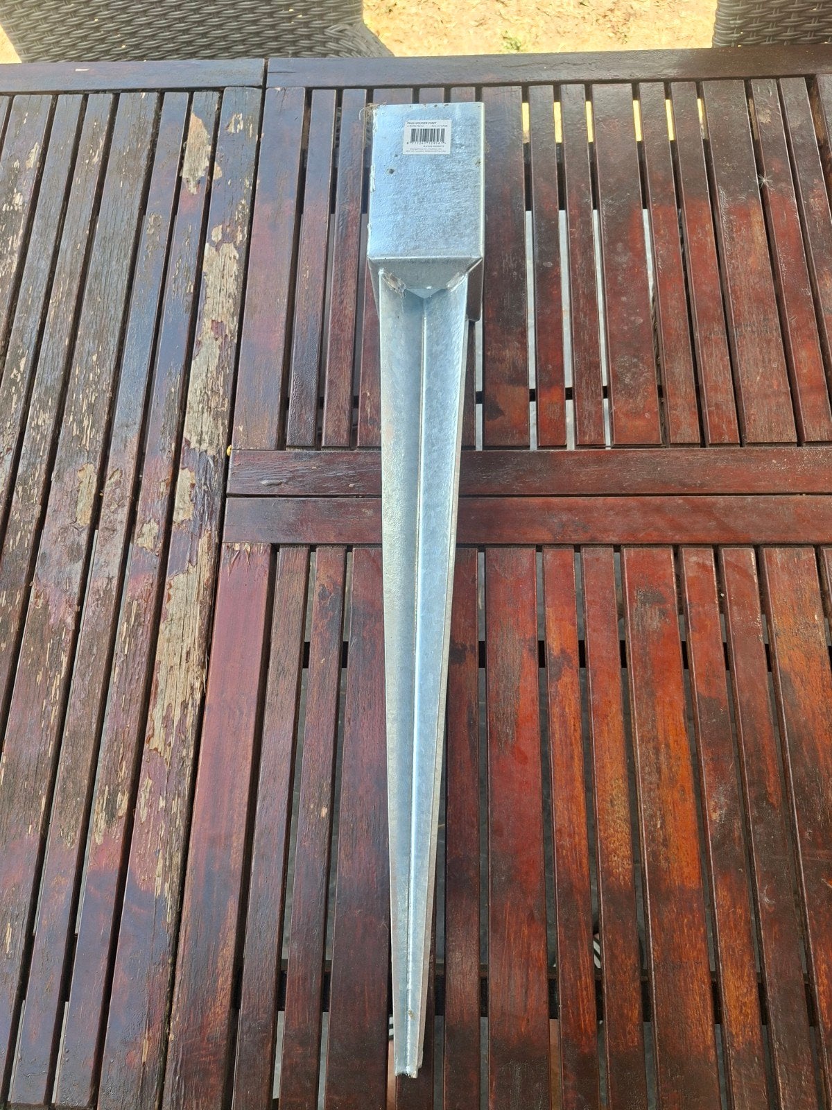 Paalhouder 9x9x0,75m nieuw 4 stuks!!, Ophalen