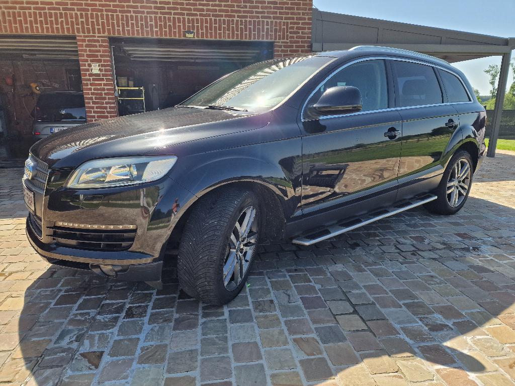 Audi Q7, Auto's, Audi, Automaat, Euro 5, Zwart, Leder en Stof
