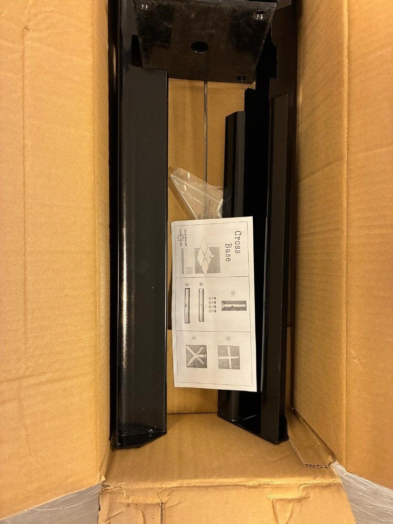 NIEUW Set van 2 Kruisvoet Parasolvoet Horeca (Ø 65,5 mm), Tuin en Terras, Ophalen, Nieuw, Parasolvoet