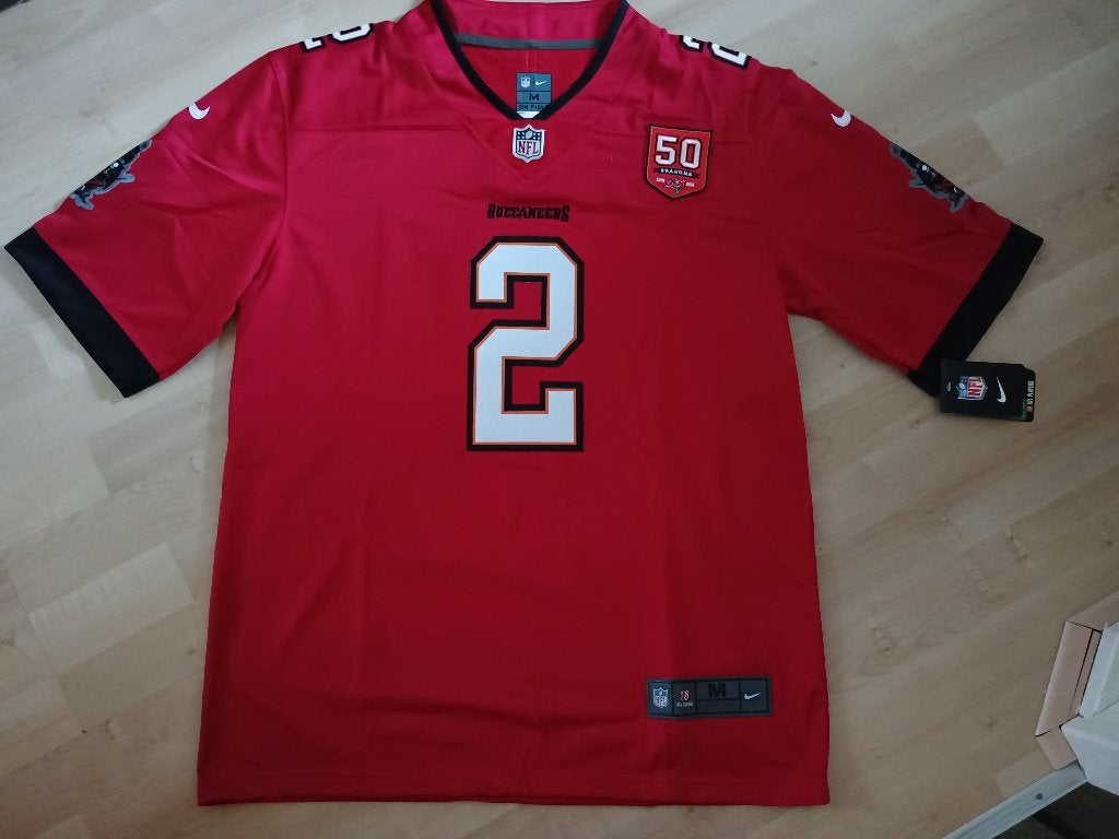 Tampa Bay Buccaneers Jersey Egbuka maat: XL, Overige typen, Ophalen of Verzenden, Rood, Maat 56/58 (XL)
