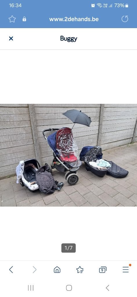 Buggy, Enlèvement, Utilisé, Maxi-Cosi, Protection de pluie