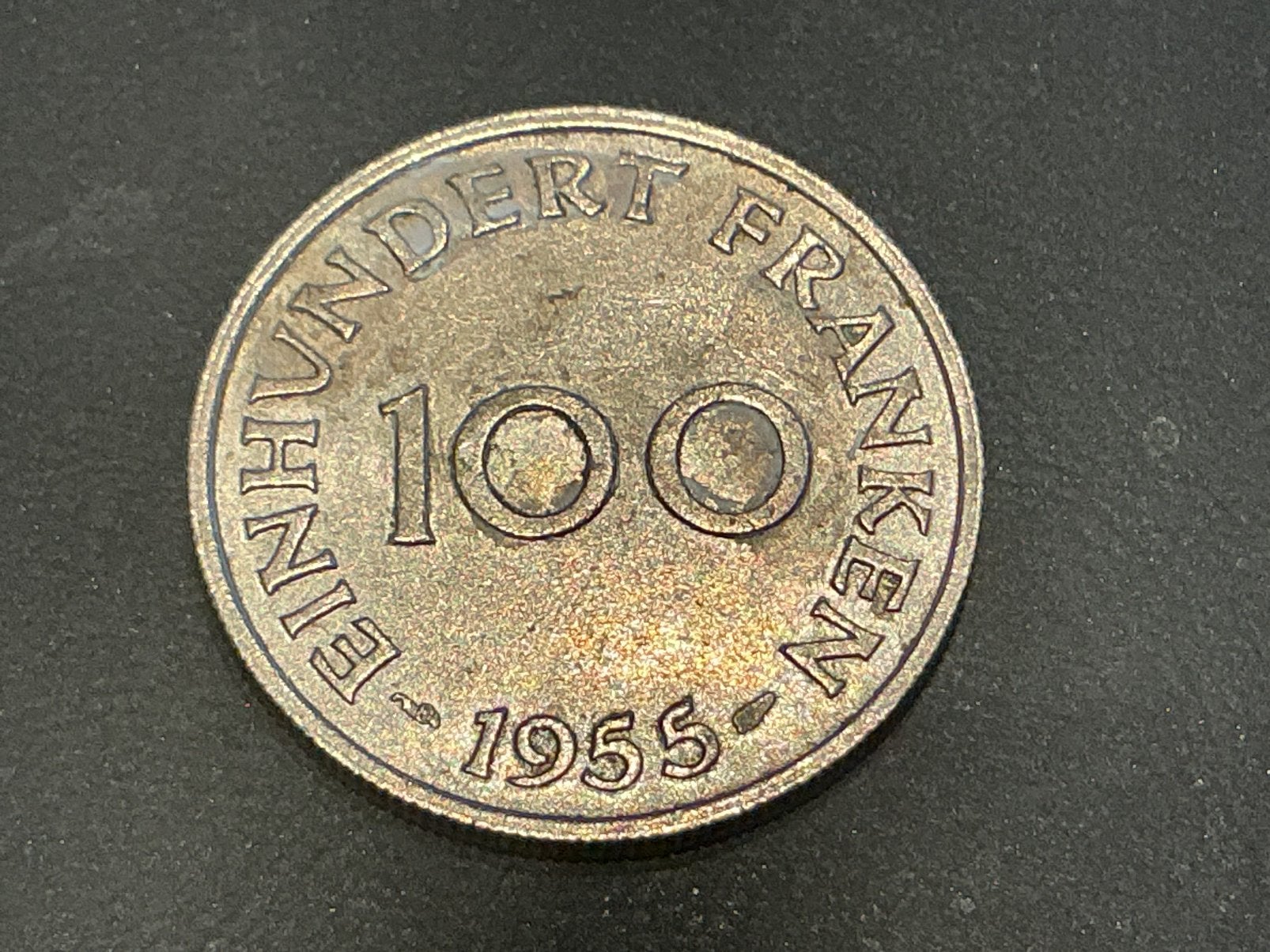 Duitsland Saarland 100 Franken 1955, Ophalen of Verzenden