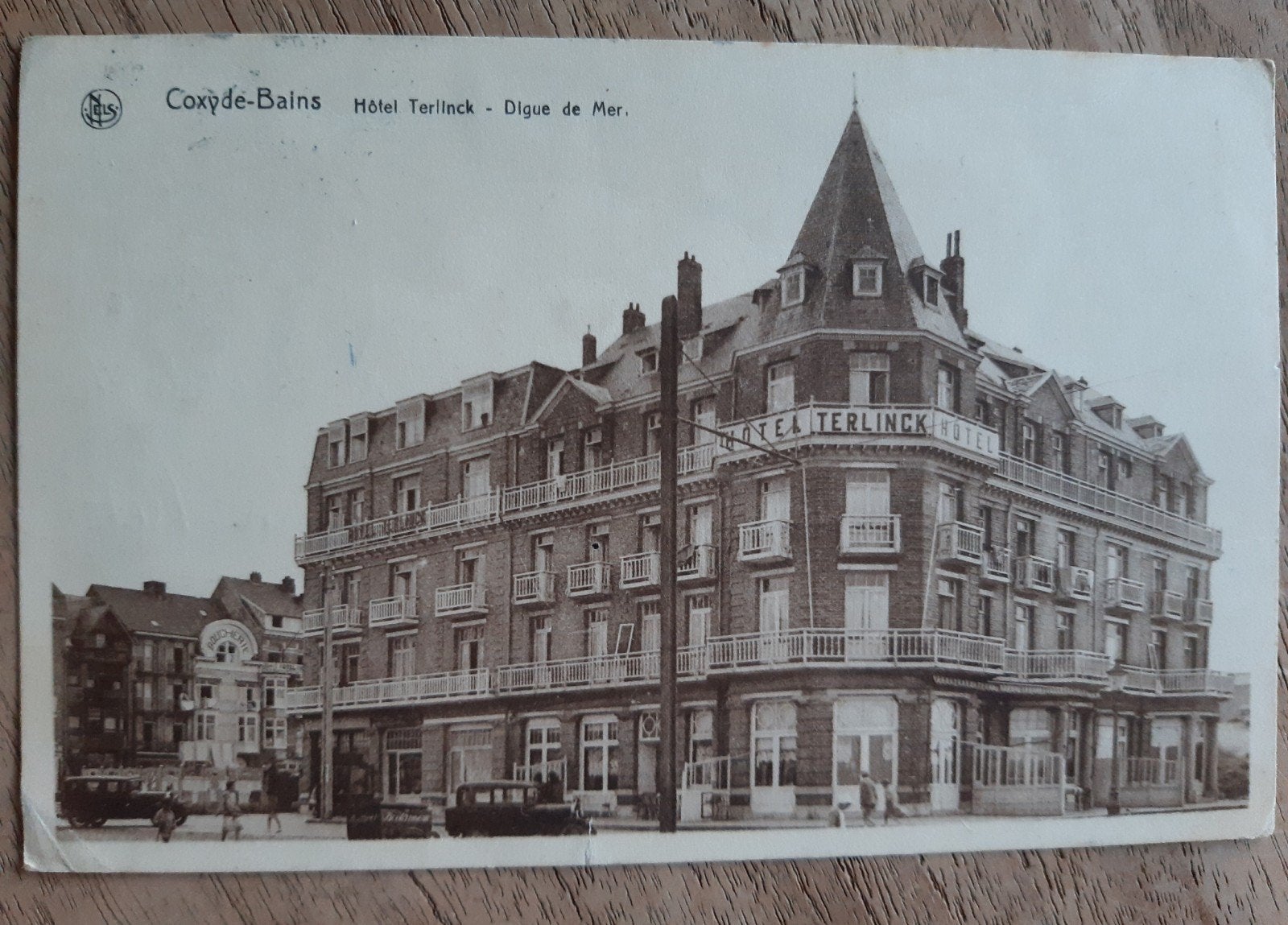 COXYDE koksijde HOTEL TEIRLINCK DIGUE ZEEDIJK, Ophalen of Verzenden