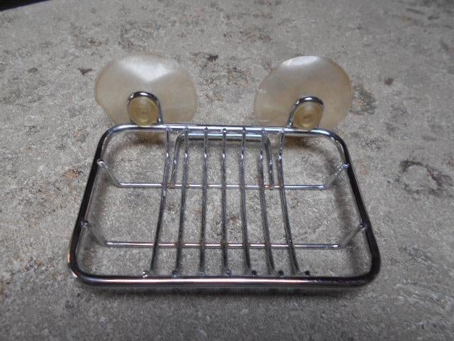 Metalen zeepbakje / 12 x 9 cm., Huis en Inrichting, Ophalen of Verzenden, Zo goed als nieuw