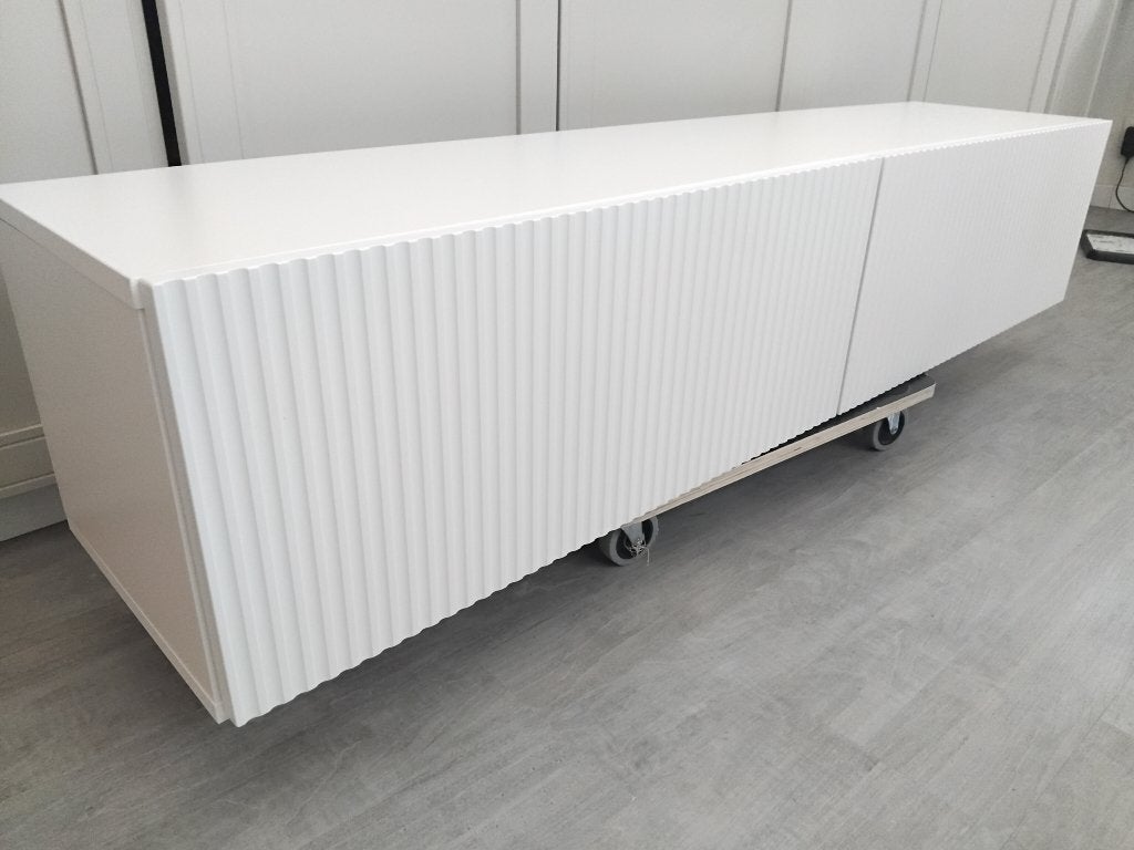 TV meubel zwevend wit 140 cm, Ophalen, Gebruikt