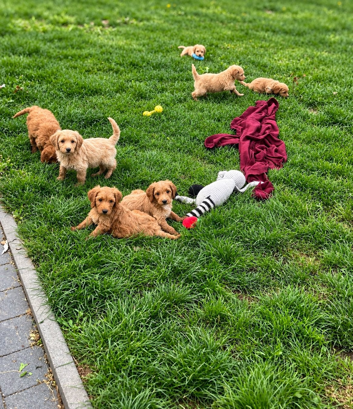 Beaux chiots Goldendoodle, Caniche, Maladie de Carré (chiens), Plusieurs, Belgique