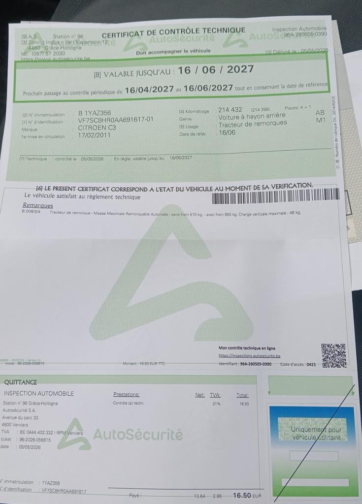Citroën C3, HDi 1.4 2011, Auto's, Groen, Te koop, C3