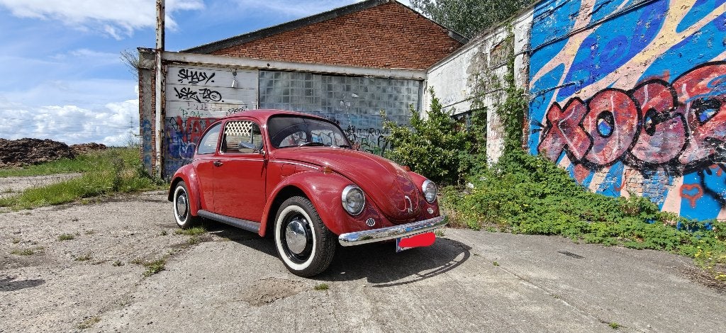 Volkswagen Kever 1969 - 1200cc, Autos, Volkswagen, Rouge, Achat, Beige, Boîte manuelle