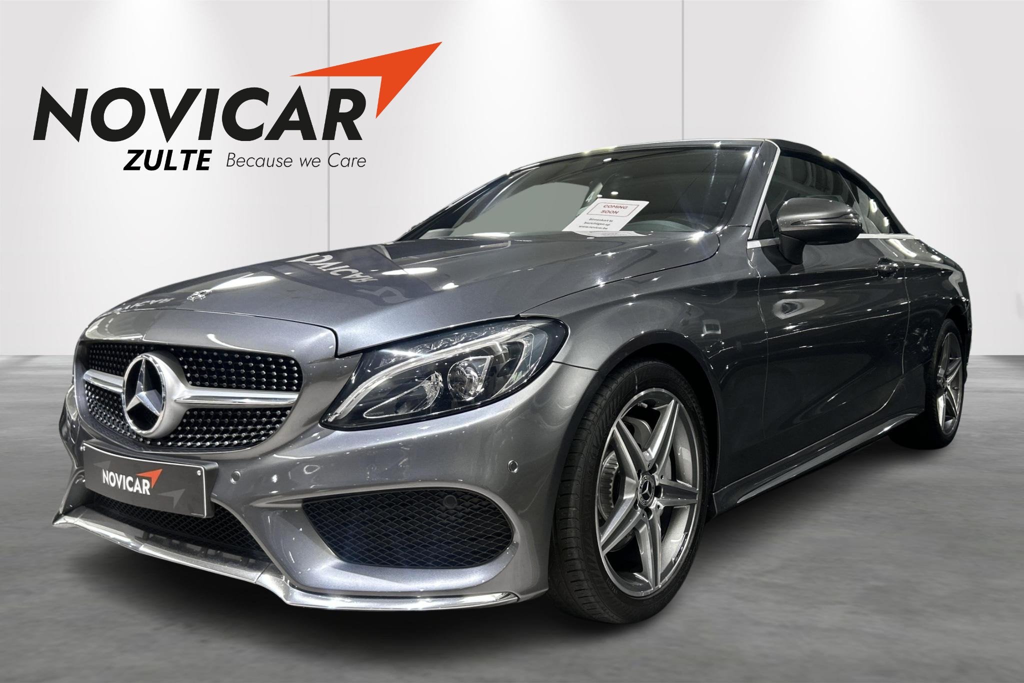 Mercedes-Benz C-Klasse Cabriolet C 220 d - LEDER + SENSOREN, Autos, Argent ou Gris, Achat, 1800 kg, Euro 6