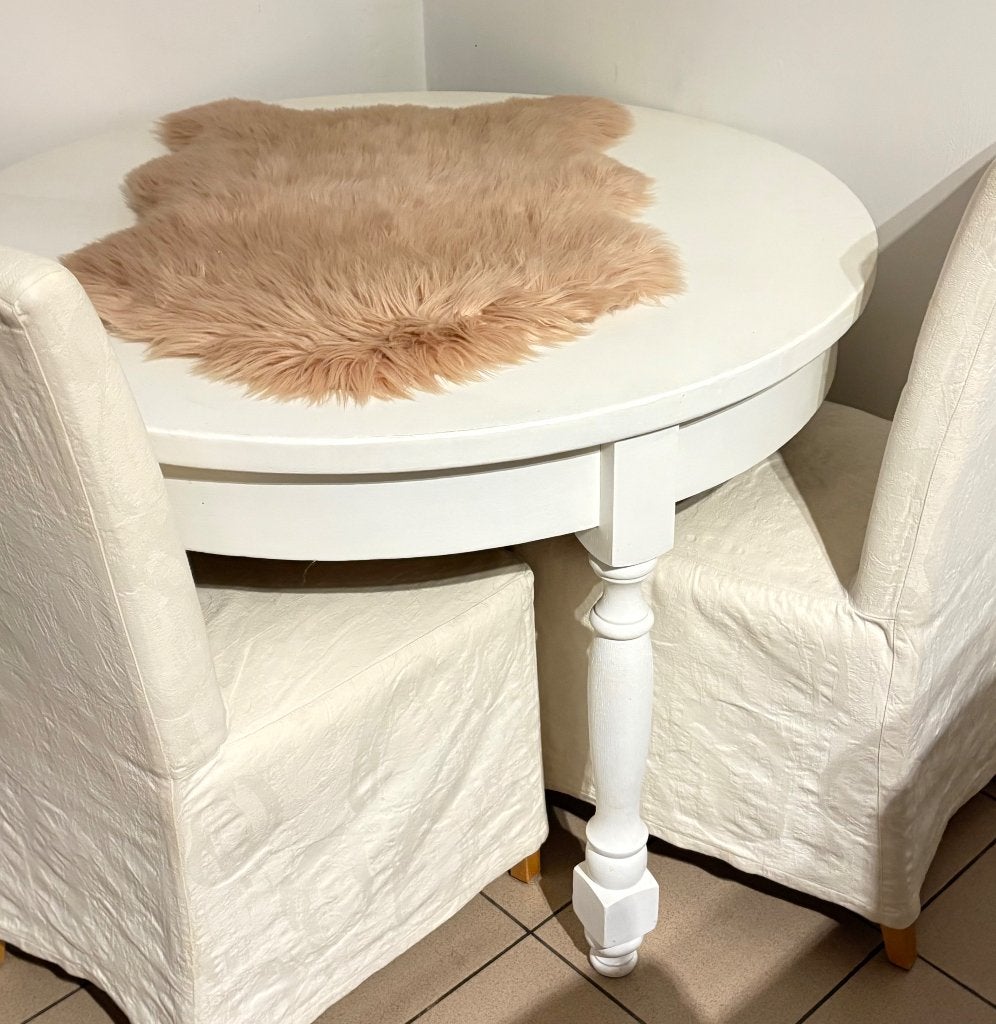 Eiken ronde tafel met 2 stoelen, Ophalen, Gebruikt, Vier personen, Eikenhout