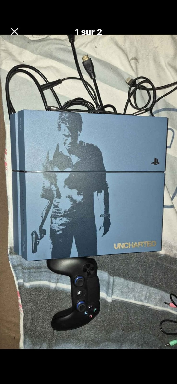 Playstation 4 édition limited uncharted, Games en Spelcomputers, Spelcomputers | Sony PlayStation 4, Ophalen of Verzenden, Met 1 controller
