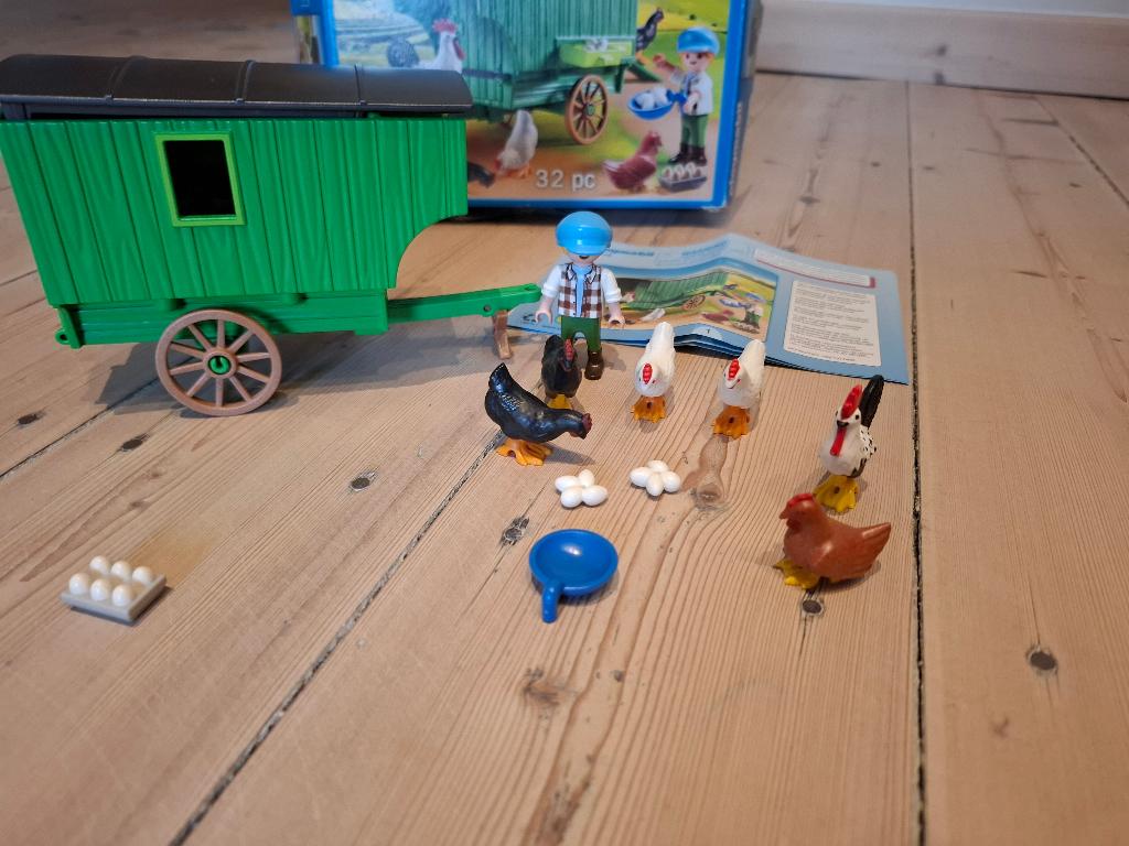 Playmobil kippenhok, Kinderen en Baby's, Speelgoed | Playmobil, Ophalen of Verzenden, Zo goed als nieuw, Complete set