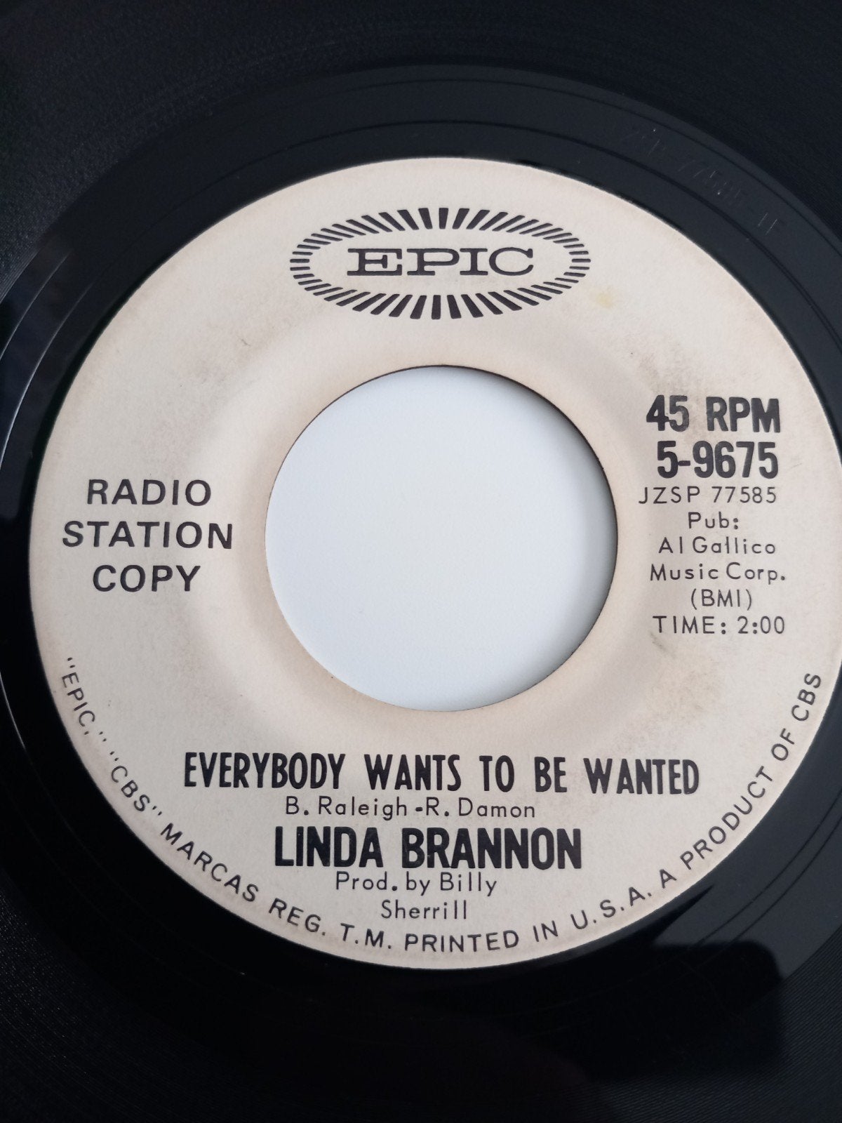 LINDA BRANNON. OLDIES 60'S USA 45T, Enlèvement ou Envoi