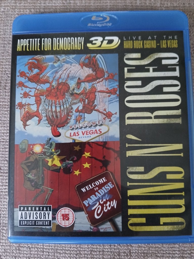 blu ray GUNS N' ROSES live, Cd's en Dvd's, Blu-ray, Muziek en Concerten, Engels, Concert, Ophalen of Verzenden