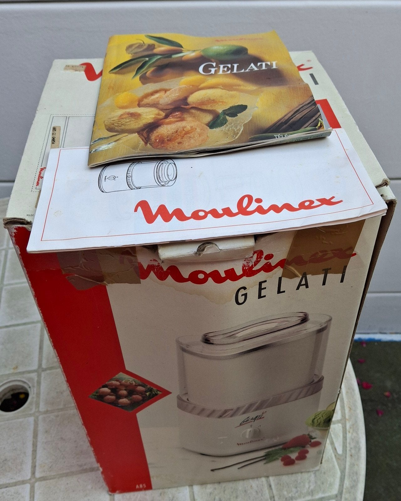 Moulinex gelatti ijsmachine, Elektronische apparatuur, IJsmachines, Ophalen, Gebruikt
