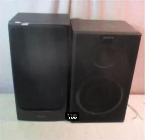 2 Prima Luidsprekers van Sony en Audiosonic, Ophalen of Verzenden, Zo goed als nieuw, Front, Rear of Stereo speakers, Sony