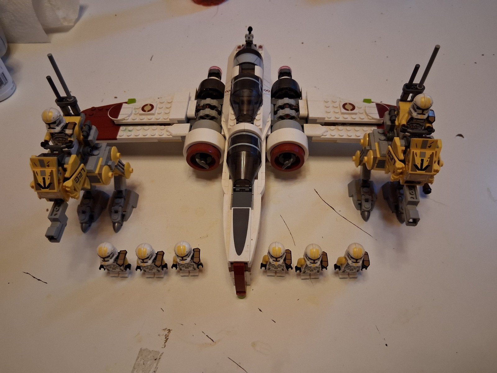 Lego star wars Clone troopers en arc fighter + 2x 327 bc, Hobby en Vrije tijd, Modelbouw | Radiografisch | Helikopters en Quadcopters