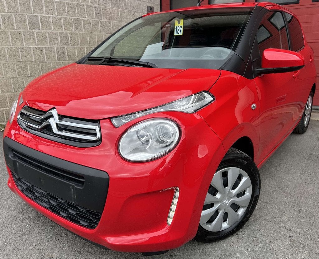 Citroën C1 1.0 VTi Airscape Shine S + CLIM + CAR-PASS + CLI, Auto's, 4 zetels, Gebruikt, Euro 6, Bedrijf