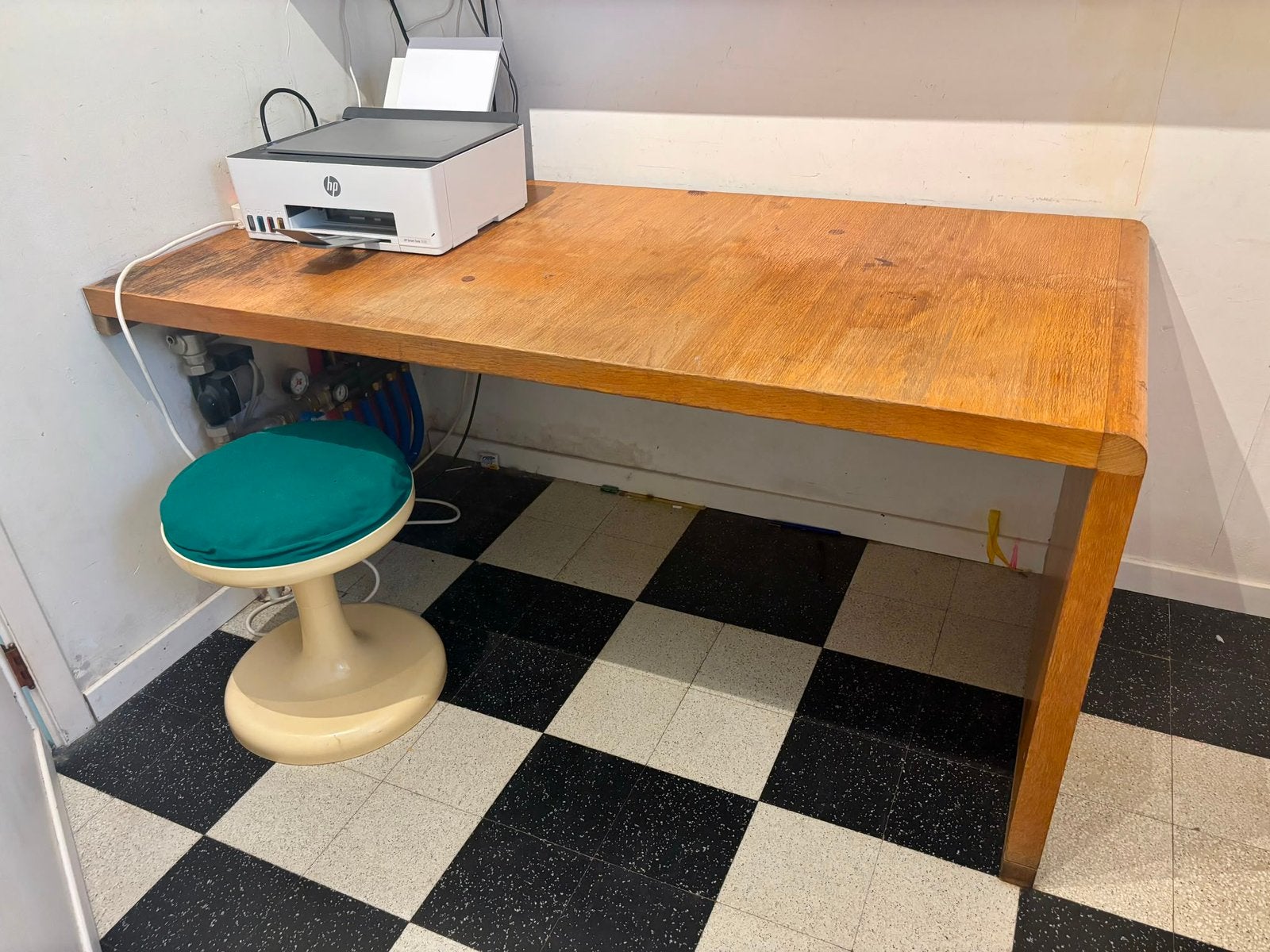 Vintage bureau Van den Berghe- Pauvers, Vintage, Ophalen, Gebruikt