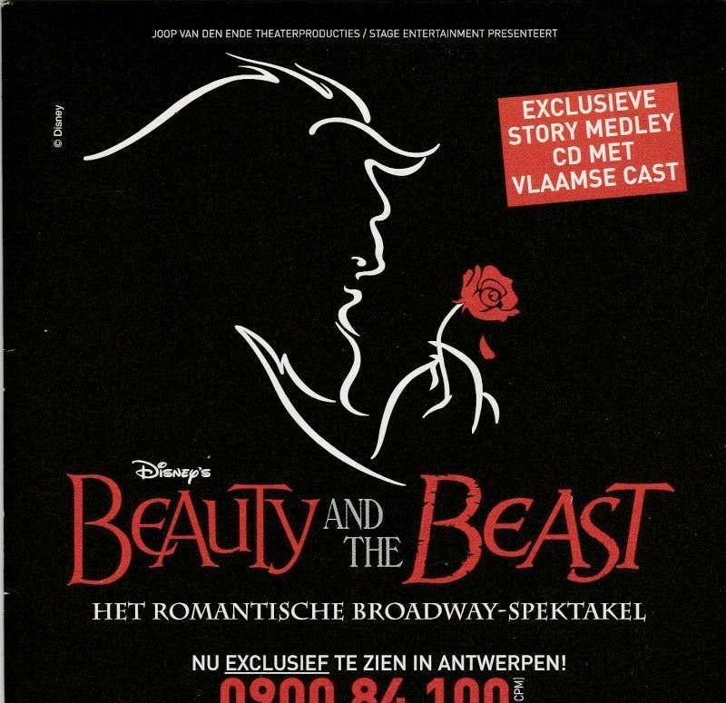 cd Beauty & The Beast Het Romantische Broadway Spektakel, Cd's en Dvd's, Film en Theater, Ophalen of Verzenden, Zo goed als nieuw
