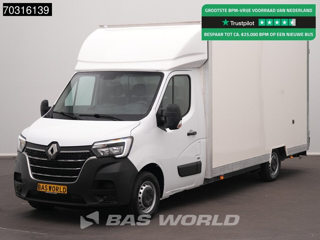 Renault Master 145PK Lowliner Bakwagen LED Navi Airco Cruise, Stof, Gebruikt, 4 cilinders, Renault