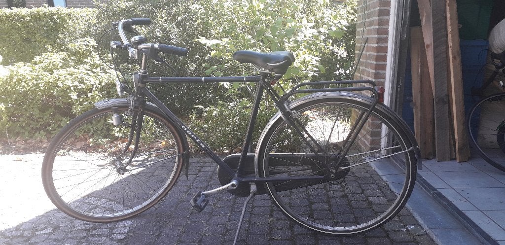 Herenfiets, Norta, Fietsen en Brommers, Fietsen | Heren | Herenfietsen, Gebruikt, Velgrem, Versnellingen, 53 tot 57 cm