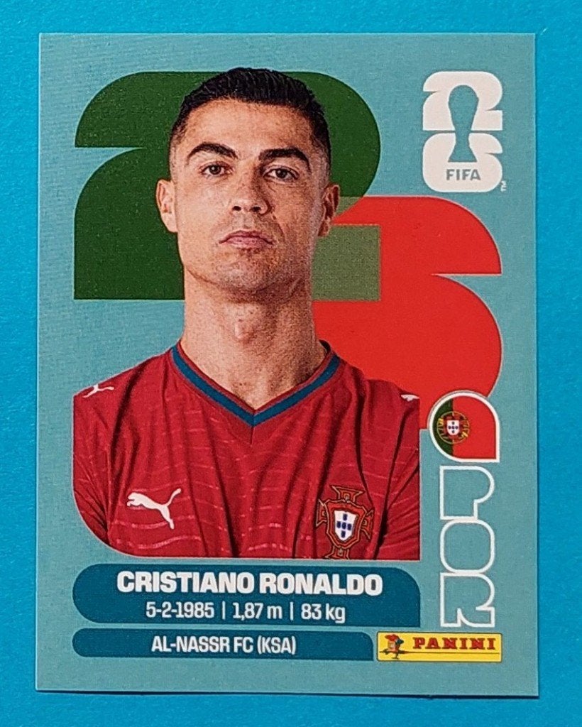 Cristiano Ronaldo Panini sticker - WK 2026, Ophalen of Verzenden, Nieuw, Sticker