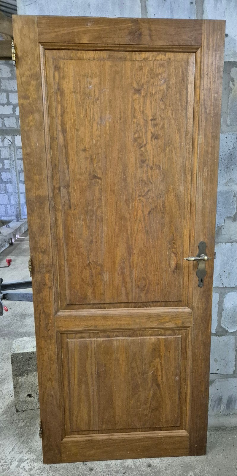 Binnendeur vol hout, Ophalen, Gebruikt, 80 tot 100 cm, Binnendeur