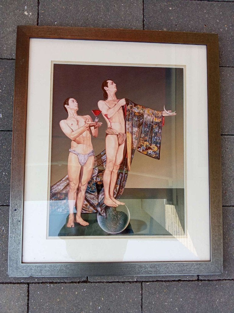 Litho Japan" van de kunstenaar Tanino Liberatore., Encadré, Enlèvement ou Envoi