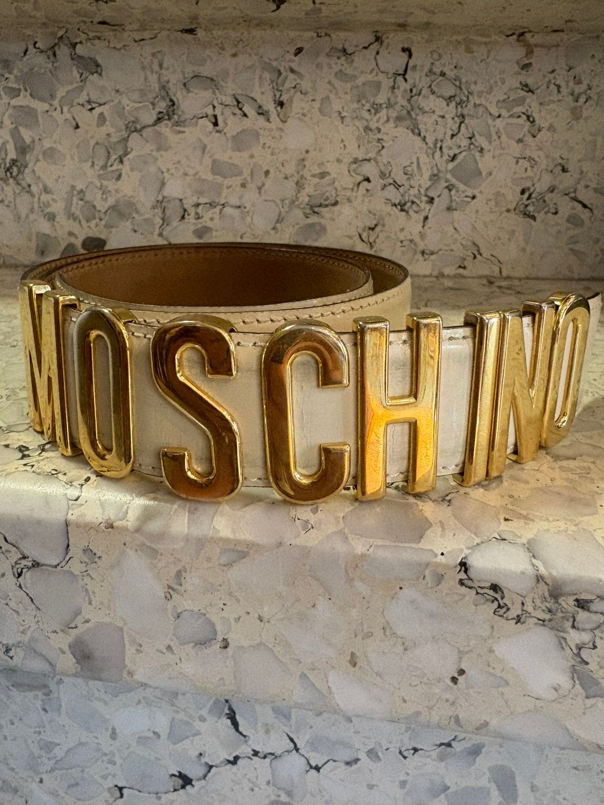 MOSCHINO riem - maat S full set!, Enlèvement ou Envoi, Comme neuf