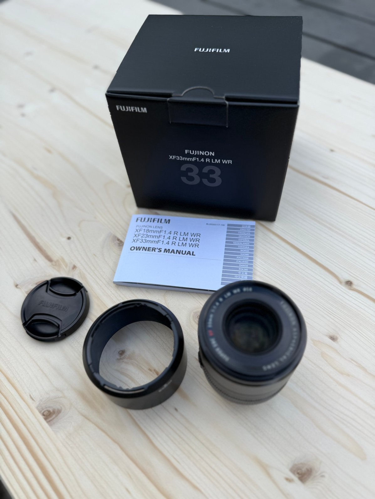 Objectif Fuji XF33mmF1.4 R LM WR, TV, Hi-fi & Vidéo, Fujifilm, Monture Fujifilm X, Lentille standard, Enlèvement