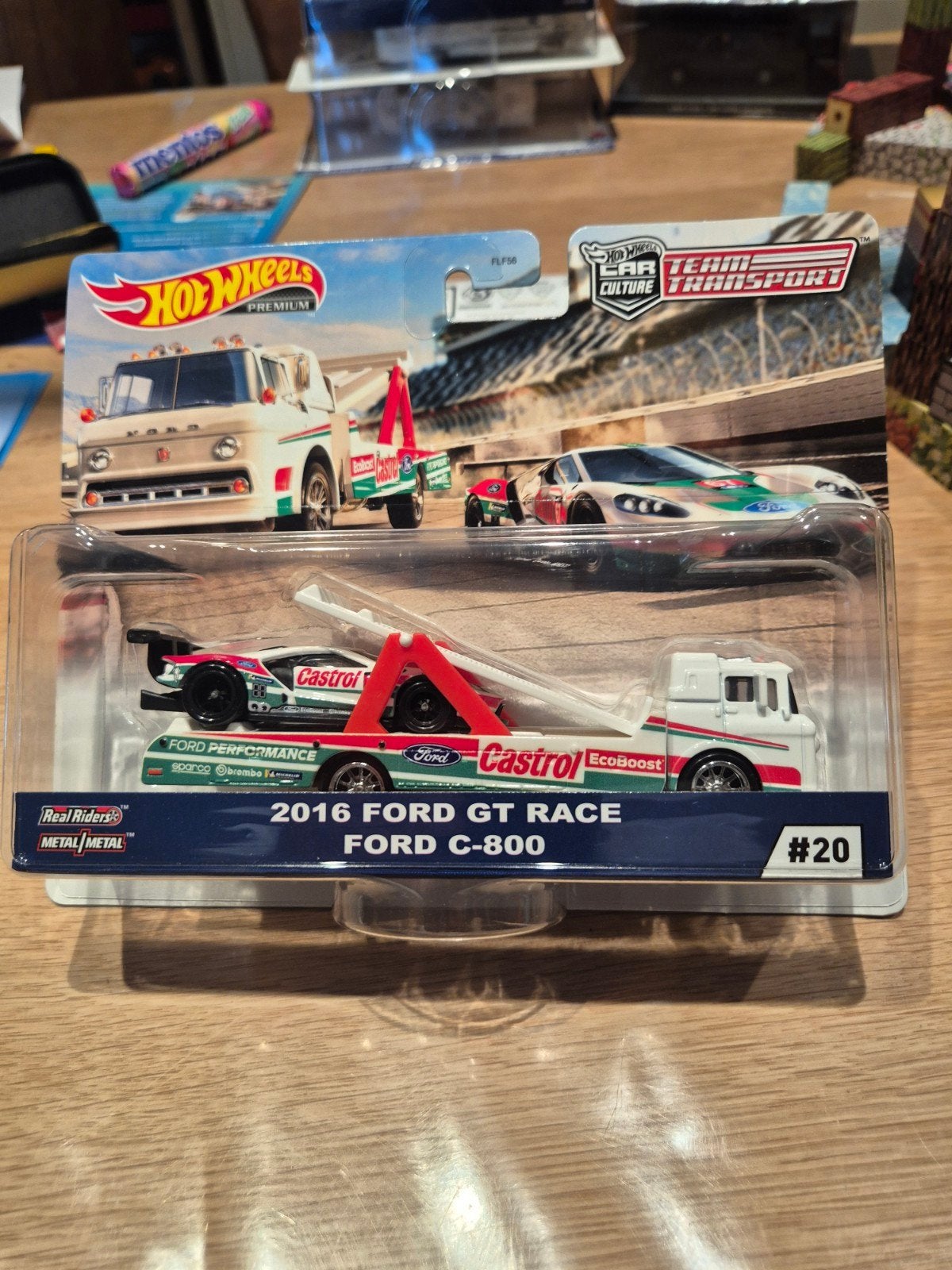 Hotwheels team transport ford gt race nr 20, Ophalen of Verzenden