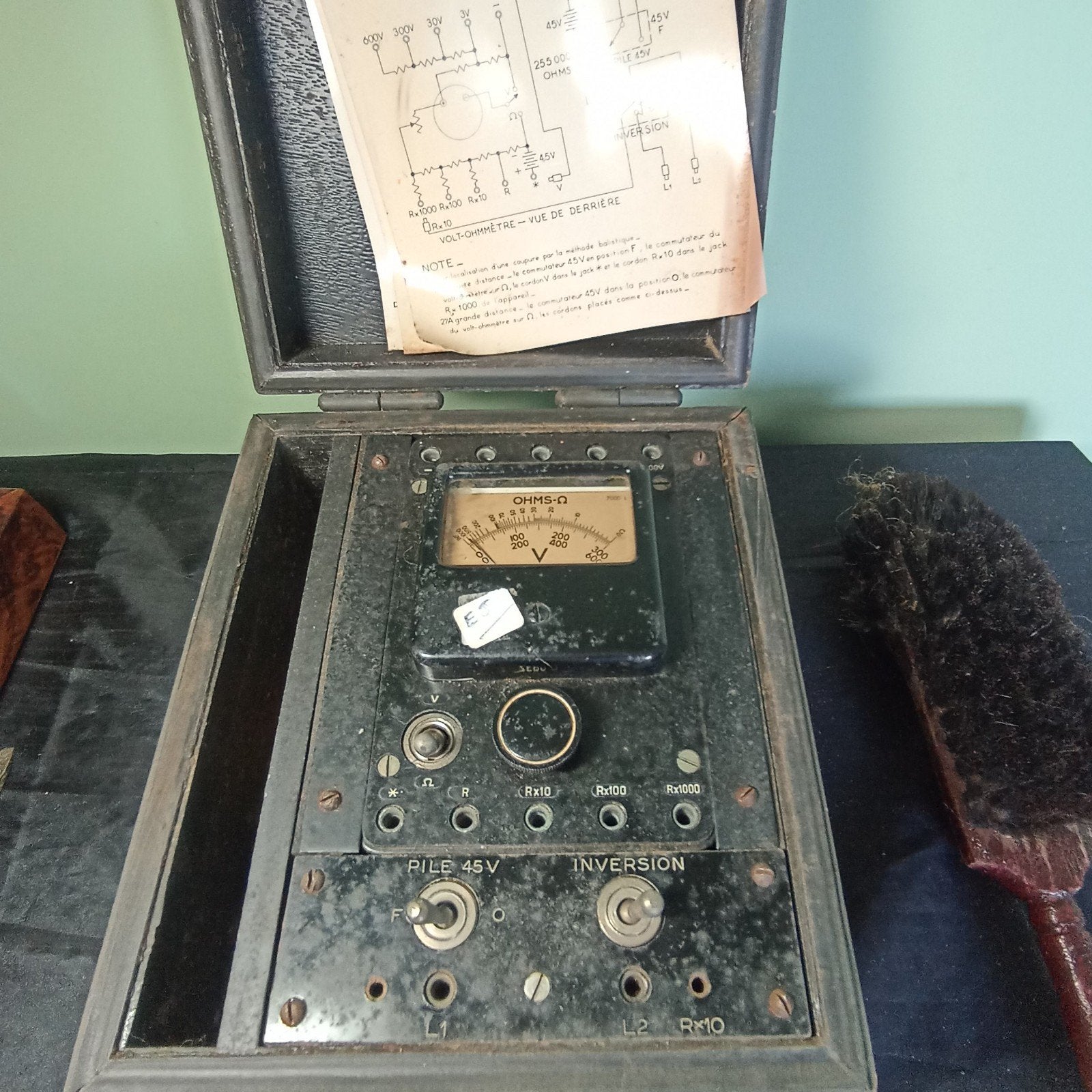 Originele Franse Leger Volt-Ohmmeter TS-26/TSM-Fr (SIFAM, ca, Enlèvement ou Envoi