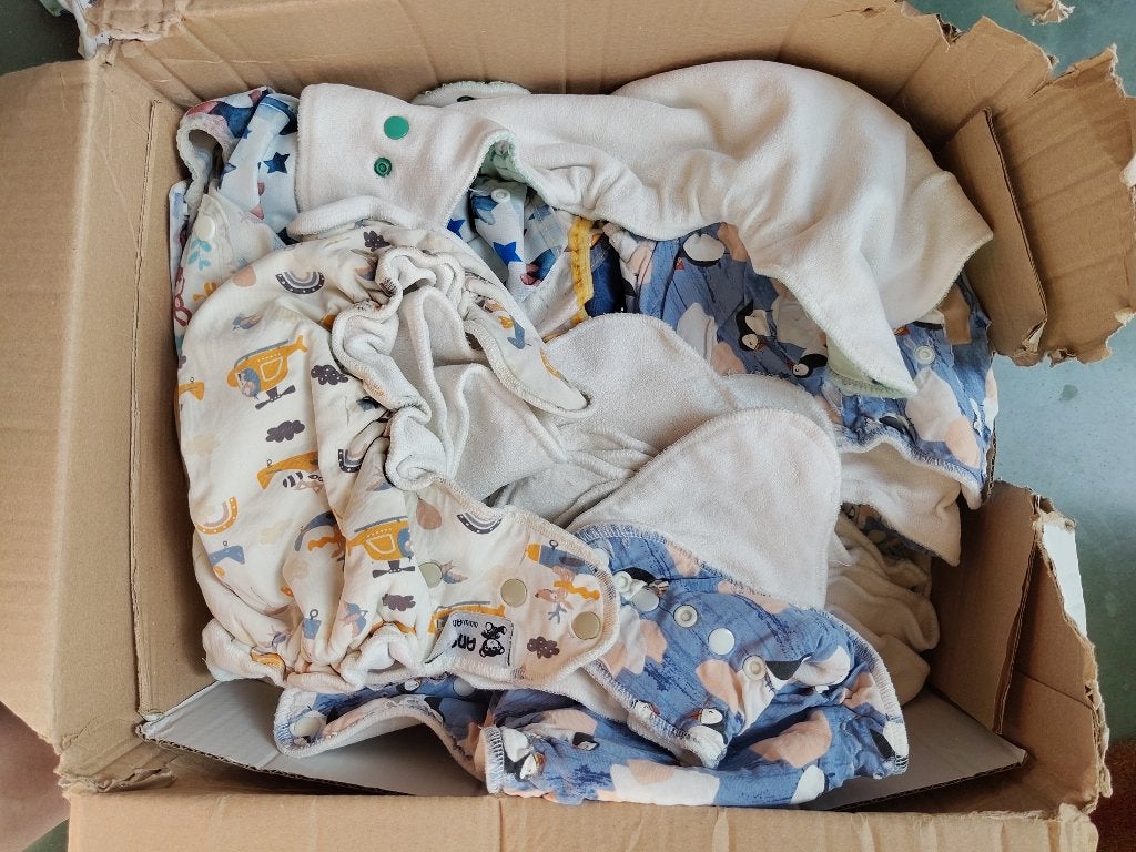 Herbruikbare luiers, Kinderen en Baby's, Ophalen, Gebruikt, Overige typen, Overige merken