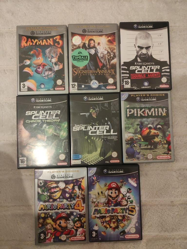 Verschillende Nintendo Gamecube-spellen. Vanaf 10€ per stuk, Games en Spelcomputers