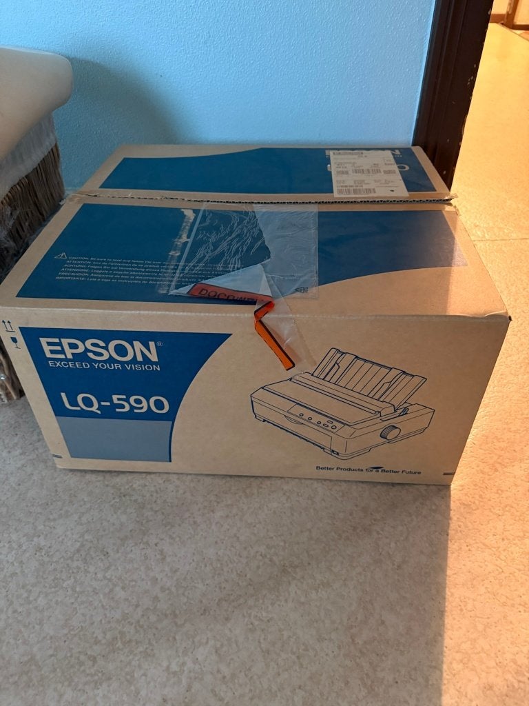 Epson LQ-590 naaldprinter - NIEUW in doos + 2 linten, Computers en Software, Ophalen of Verzenden, Nieuw, Matrix-printer, Printer