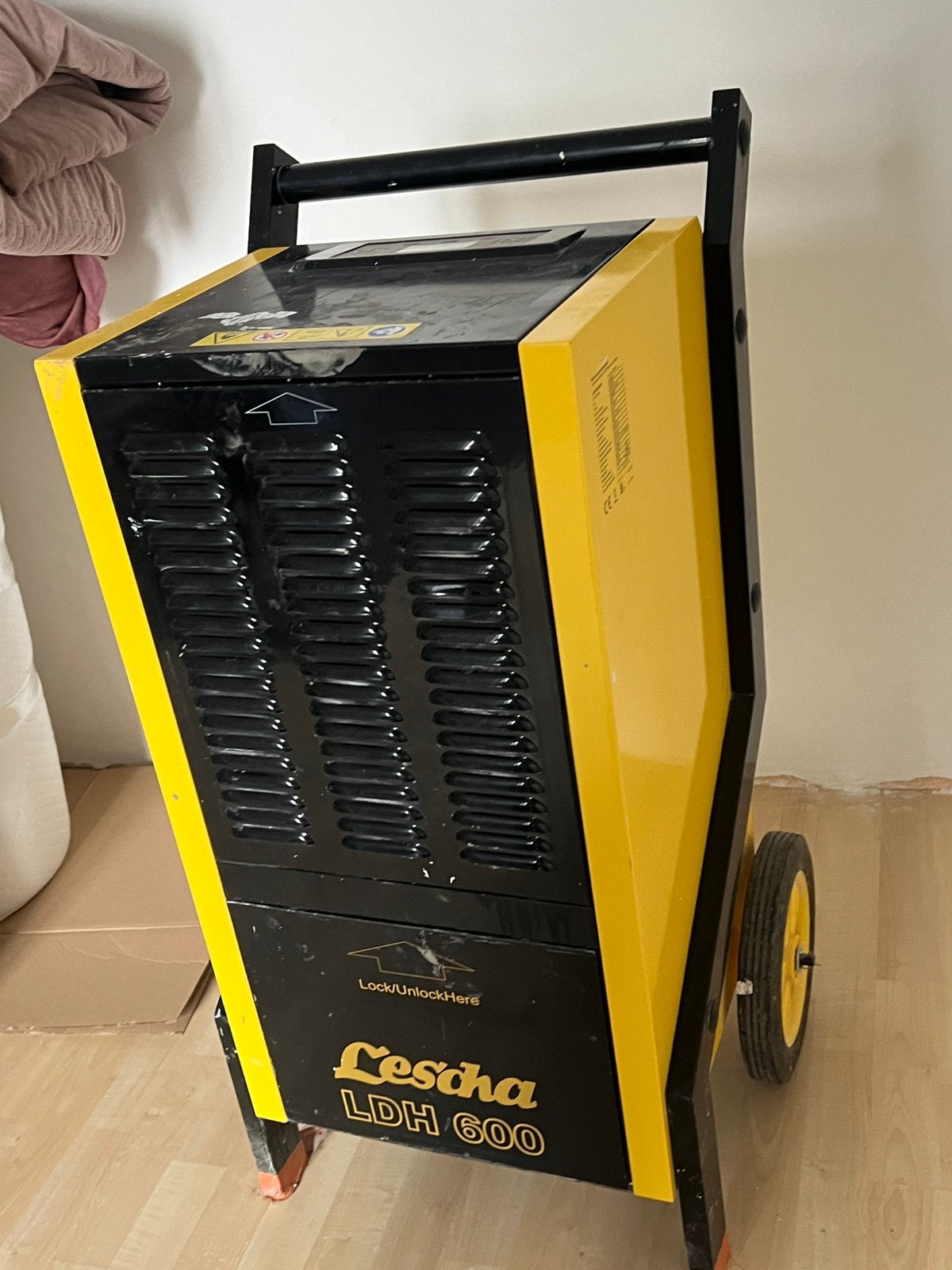 Lescha LDH 600 Bouwdroger – Professionele ontvochtiger, Ophalen, Zo goed als nieuw