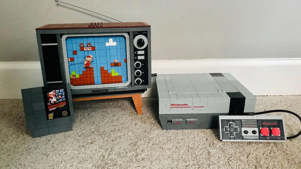 LEGO Nintendo Entertainment System #71374, Ophalen, Zo goed als nieuw, Complete set, Lego