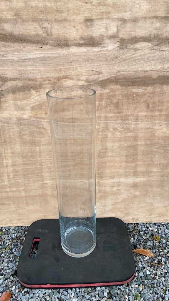 Glazen vaas, Huis en Inrichting, Ophalen, Zo goed als nieuw, Glas, 50 tot 75 cm
