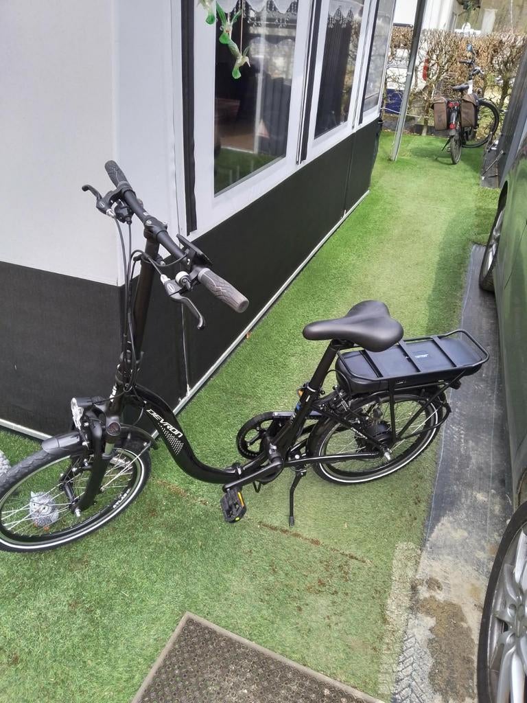 Opplooibare elektrische fiets, Ophalen