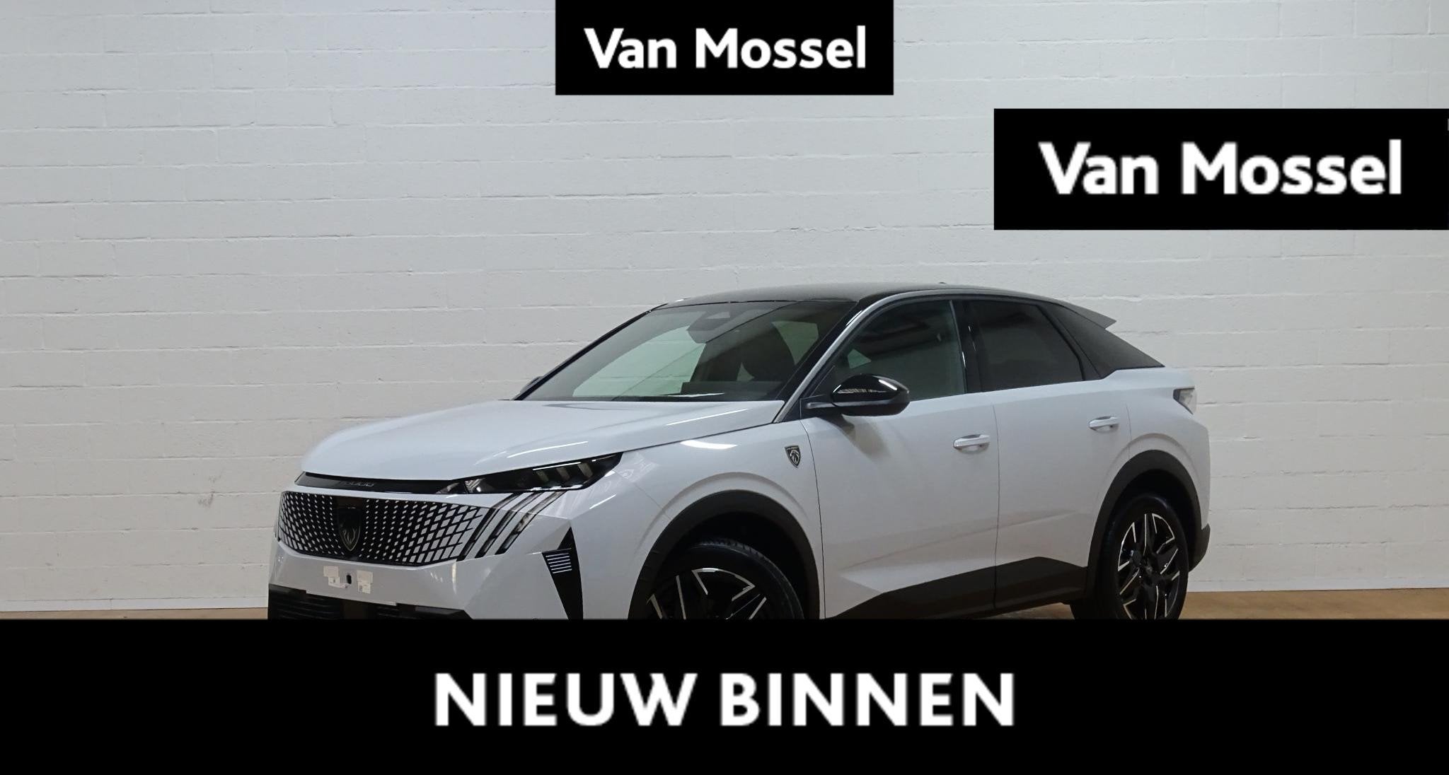 Peugeot 3008 1.2 HYBRID 145 e-DSC6 GT+pano dak, Auto's, Stof, Gebruikt, 1648 kg, Wit